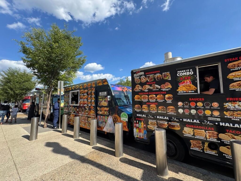 solo trip - halal food truck