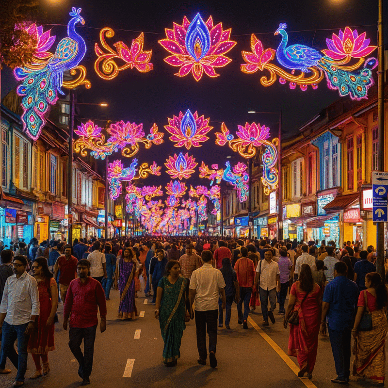 Deepavali Light-Up (Seasonal), Singapore