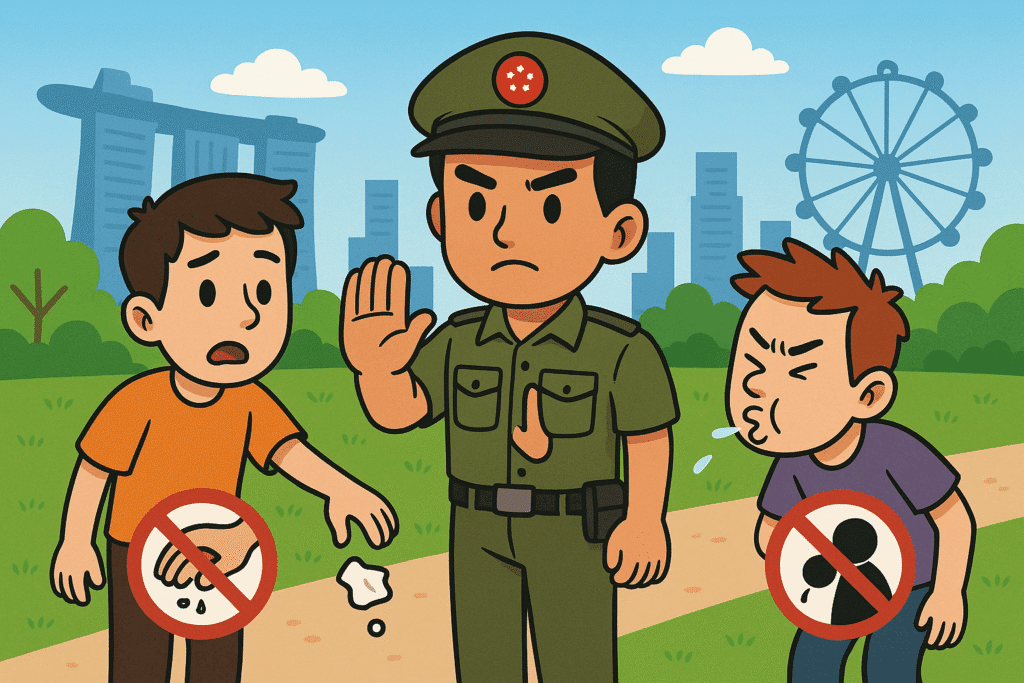 Singapore Dos and Don’ts - Littering and Spitting 
