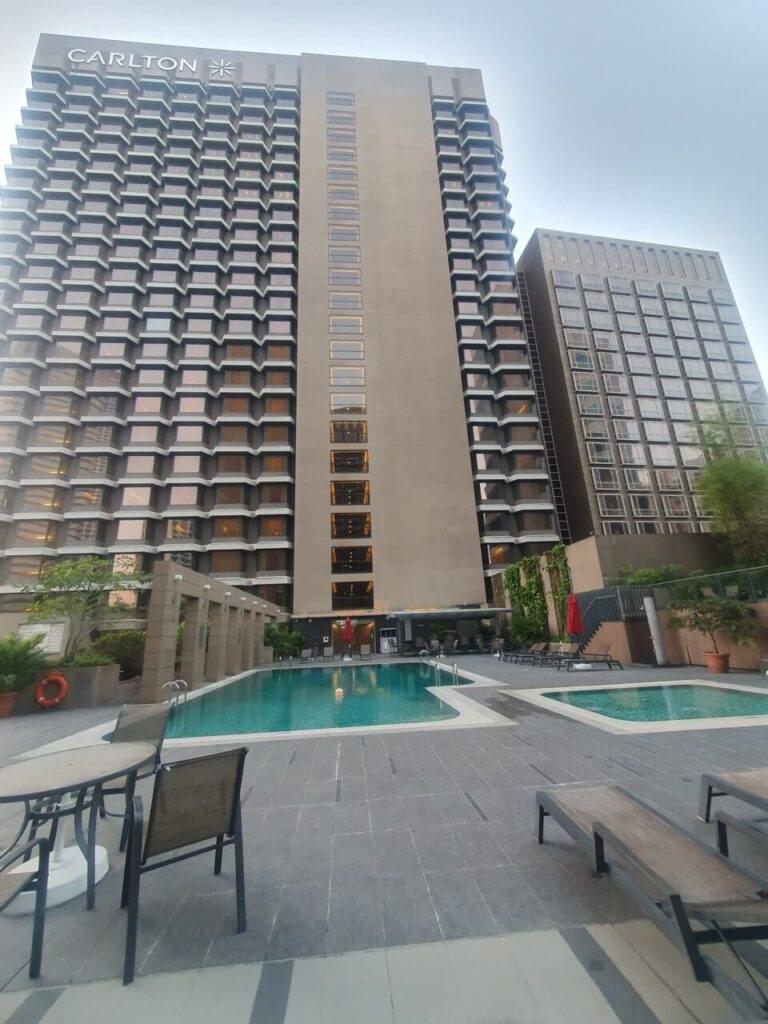 Swimming pool at Carlton Hotel